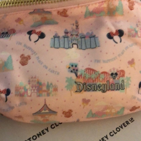 Stoney Clover Lane Pink and Purple belt bag  with Whimsical Design - Picture 2 of 4